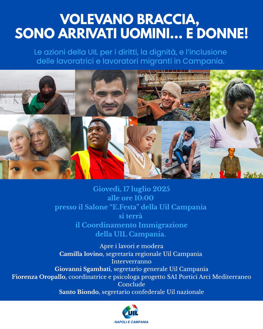 VOLEVANO BRACCIA, SONO ARRIVATI UOMINI E DONNE!”